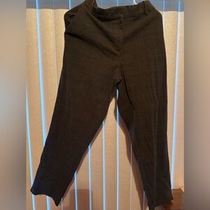 H&M Plaid Skinny Pants in Charcoal